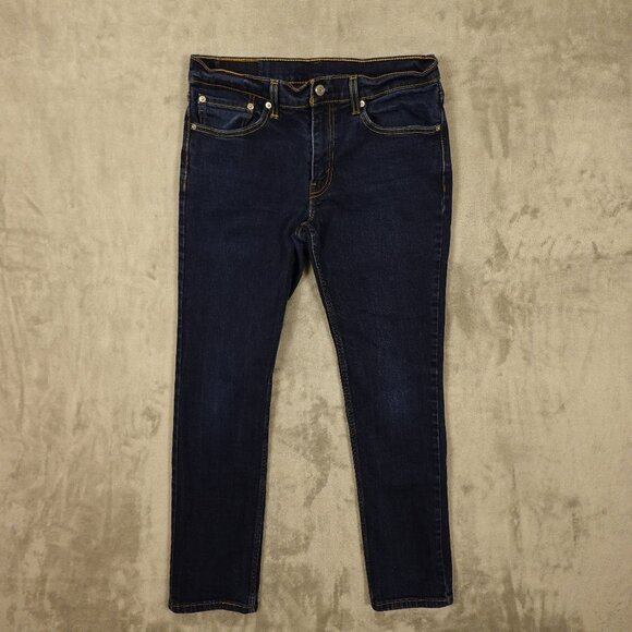 Levi’s 511 Slim Fit Men’s Jeans 32x32 Dark Wash Stretch Denim Classic Style - Picture 1 of 13